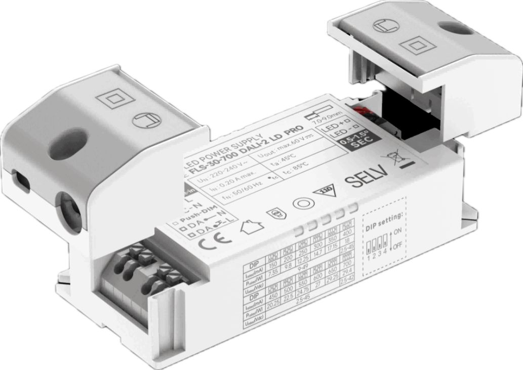 30W LED Treiber Konstantstrom 150 bis 700mA, 2.5 bis 49Vdc, DALI2